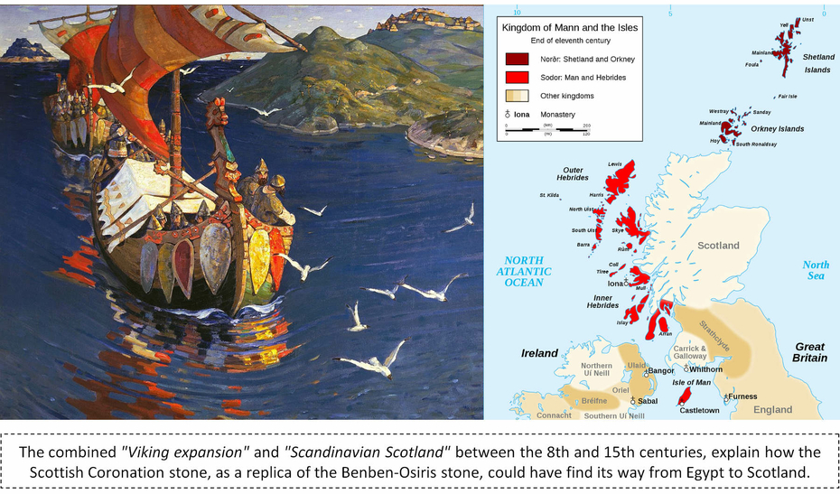Coronation Chair Scotland Stone of Destiny Scone Viking Norse Expansion Settlement Scotland